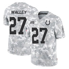 Johmsee IN.Colts #27 Justin Walley Player Arctic Camo Salute To Service Limited Game Stitched Jerseys