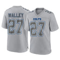 Johmsee IN.Colts #27 Justin Walley Player Gray Atmosphere Fashion Home Game Stitched Jerseys