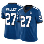 Johmsee IN.Colts #27 Justin Walley Player Royal Limited Indiana Nights Alternate Vapor F.U.S.E. Home Game Stitched Jerseys