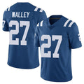 Johmsee IN.Colts #27 Justin Walley Player Royal Limited Vapor Untouchable Home Game Stitched Jerseys
