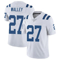 Johmsee IN.Colts #27 Justin Walley Player White Limited Vapor Untouchable Home Game Stitched Jerseys