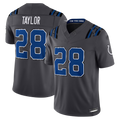 Johmsee IN.Colts #28 Jonathan Taylor Anthracite 2026 Rivalries Collection Limited Stitched Jerseys