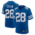 Johmsee IN.Colts #28 Jonathan Taylor Player Royal Limited Home Game Stitched Jerseys