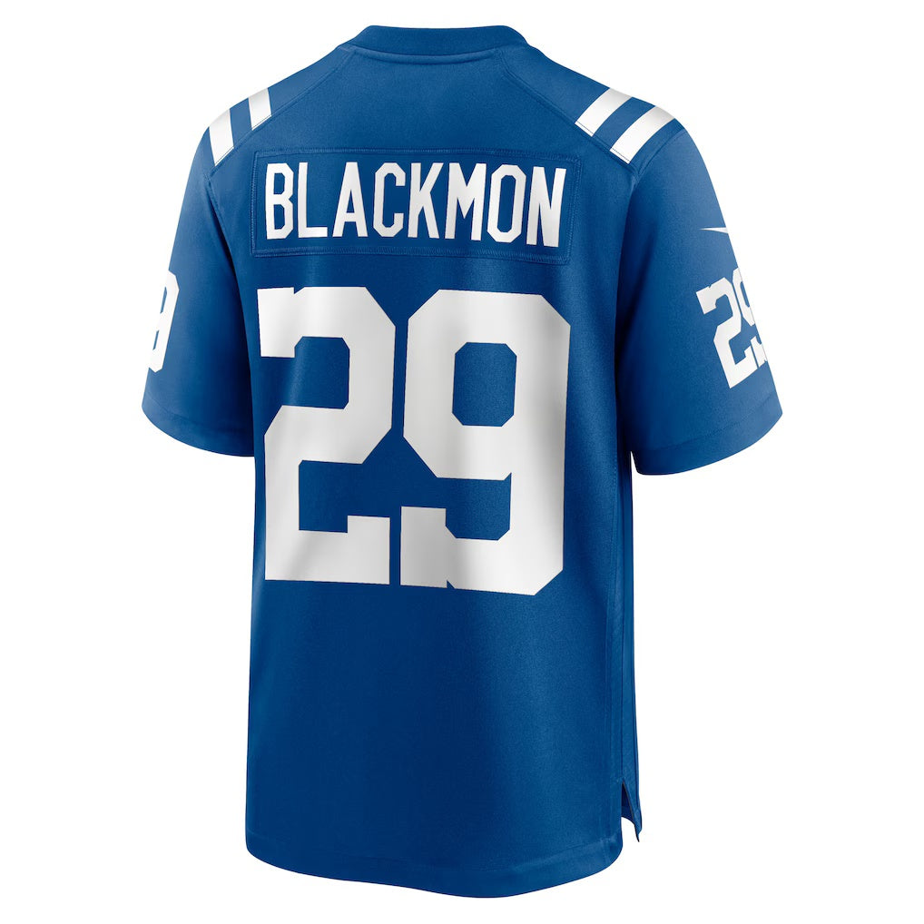 IN.Colts #29 Mekhi Blackmon Royal Team Game Stitched American Football Jerseys