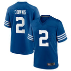 Johmsee IN.Colts #2 Josh Downs Bynum Player Royal Limited Home Game Stitched Jerseys