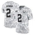 Johmsee IN.Colts #2 Josh Downs Player Arctic Camo Salute To Service Limited Game Stitched Jerseys