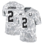 Johmsee IN.Colts #2 Josh Downs Player Arctic Camo Salute To Service Limited Game Stitched Jerseys