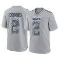 Johmsee IN.Colts #2 Josh Downs Player Gray Atmosphere Fashion Home Game Stitched Jerseys