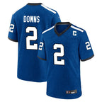 Johmsee IN.Colts #2 Josh Downs Player Royal Alternate Indiana Nights Home Game Stitched Jerseys