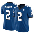 Johmsee IN.Colts #2 Josh Downs Player Royal Limited Indiana Nights Alternate Vapor F.U.S.E. Home Game Stitched Jerseys