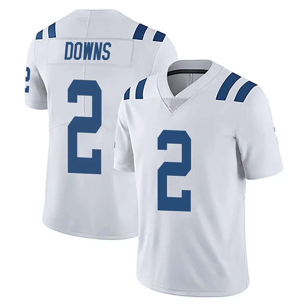 Johmsee IN.Colts #2 Josh Downs Player White Limited Vapor Untouchable Home Game Stitched Jerseys