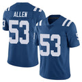Johmsee IN.Colts #53 CJ Allen Player Royal Limited Vapor Untouchable Home Game Stitched Jerseys