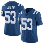 Johmsee IN.Colts #53 CJ Allen Player Royal Limited Vapor Untouchable Home Game Stitched Jerseys