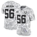 Johmsee IN.Colts #56 Quenton Nelson Player Arctic Camo Salute to Service Limited Stitched Jerseys