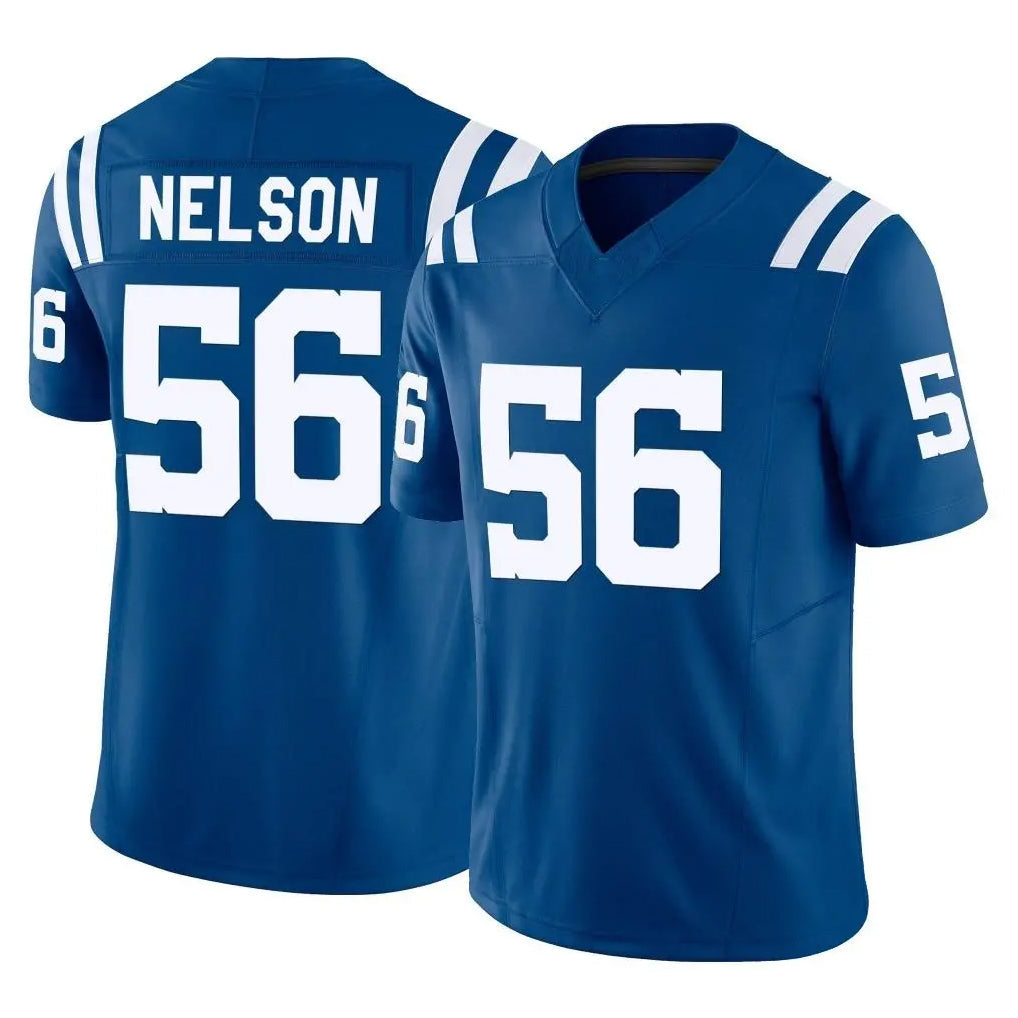Johmsee IN.Colts #56 Quenton Nelson Player Royal Limited Vapor F.U.S.E. Home Game Stitched Jerseys