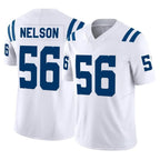 Johmsee IN.Colts #56 Quenton Nelson Player White Limited Vapor F.U.S.E. Home Game Stitched Jerseys