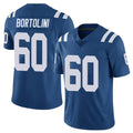 Johmsee IN.Colts #60 Tanor Bortolini Player Royal Limited Vapor Untouchable Home Game Stitched Jerseys