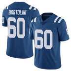 Johmsee IN.Colts #60 Tanor Bortolini Player Royal Limited Vapor Untouchable Home Game Stitched Jerseys
