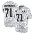 Johmsee IN.Colts #71 Matt Goncalves Player Arctic Camo Salute To Service Limited Game Stitched Jerseys