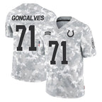 Johmsee IN.Colts #71 Matt Goncalves Player Arctic Camo Salute To Service Limited Game Stitched Jerseys