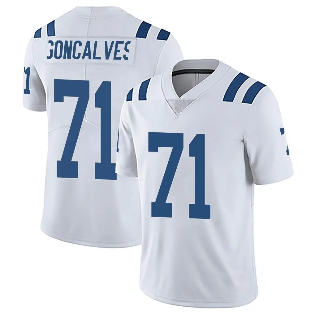 Johmsee IN.Colts #71 Matt Goncalves Player White Limited Vapor Untouchable Home Game Stitched Jerseys