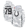 Johmsee IN.Colts #79 Bernhard Raimann Player Arctic Camo Salute to Service Hoodies Limited Game Stitched Jerseys