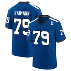 Johmsee IN.Colts #79 Bernhard Raimann Player Royal Alternate Indiana Nights Home Game Stitched Jerseys