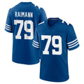 Johmsee IN.Colts #79 Bernhard Raimann Player Royal Limited Home Game Stitched Jerseys