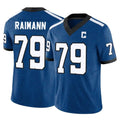 Johmsee IN.Colts #79 Bernhard Raimann Player Royal Limited Indiana Nights Alternate Vapor F.U.S.E. Home Game Stitched Jerseys