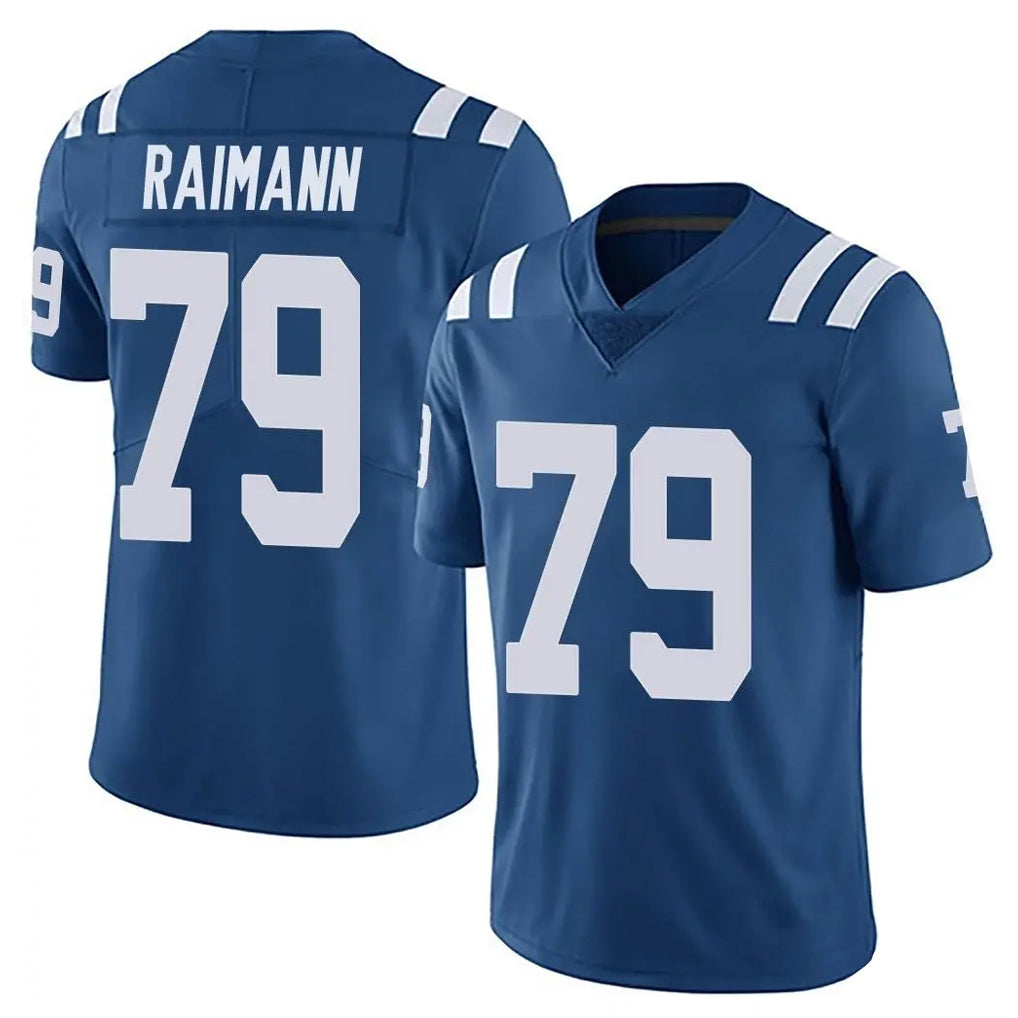 Johmsee IN.Colts #79 Bernhard Raimann Player Royal Limited Vapor Untouchable Home Game Stitched Jerseys