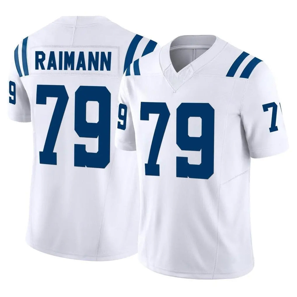 Johmsee IN.Colts #79 Bernhard Raimann Player White Limited Vapor F.U.S.E. Home Game Stitched Jerseys