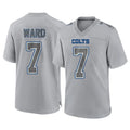 Johmsee IN.Colts #7 Charvarius Ward Sr. Player Gray Atmosphere Fashion Home Game Stitched Jerseys