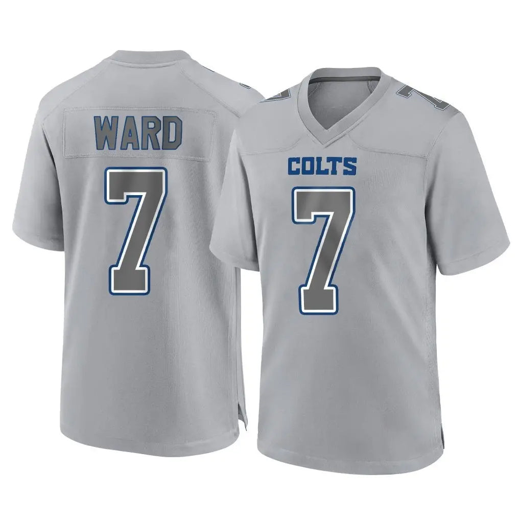Johmsee IN.Colts #7 Charvarius Ward Sr. Player Gray Atmosphere Fashion Home Game Stitched Jerseys