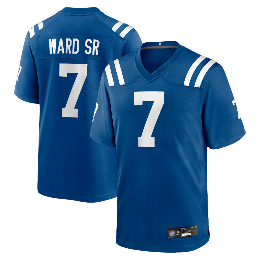 Johmsee IN.Colts #7 Charvarius Ward Sr. Player Royal Home Game Stitched Jerseys