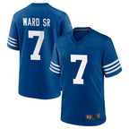 Johmsee IN.Colts #7 Charvarius Ward Sr. Player Royal Limited Home Game Stitched Jerseys