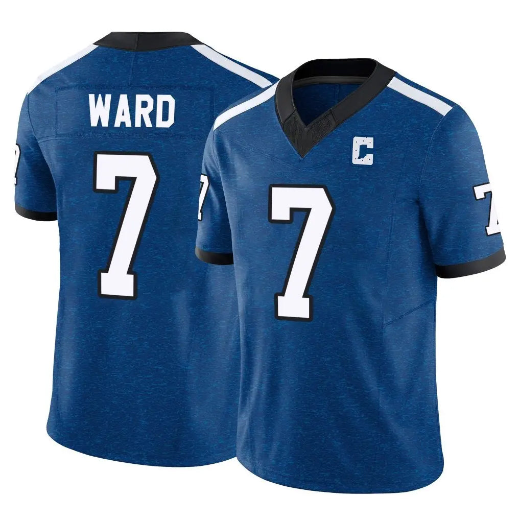Johmsee IN.Colts #7 Charvarius Ward Sr. Player Royal Limited Indiana Nights Alternate Vapor F.U.S.E. Home Game Stitched Jerseys