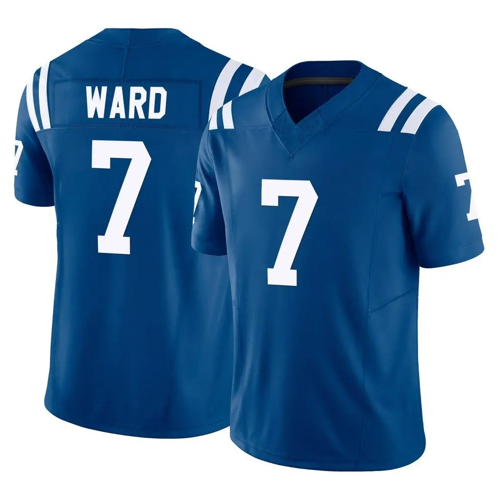 Johmsee IN.Colts #7 Charvarius Ward Sr. Player Royal Limited Vapor F.U.S.E. Home Game Stitched Jerseys