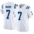 Johmsee IN.Colts #7 Charvarius Ward Sr. Player White Limited Vapor F.U.S.E. Home Game Stitched Jerseys
