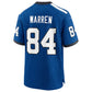 IN.Colts #84 Tyler Warren Heather Royal Alternate 2 Indiana Nights Game Stitched American Football Jerseys