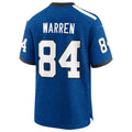 Johmsee IN.Colts #84 Tyler Warren Player Alternate 2 Indiana Nights Royal Stitched Jerseys
