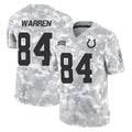 Johmsee IN.Colts #84 Tyler Warren Player Arctic Camo Salute To Service Limited Game Stitched Jerseys