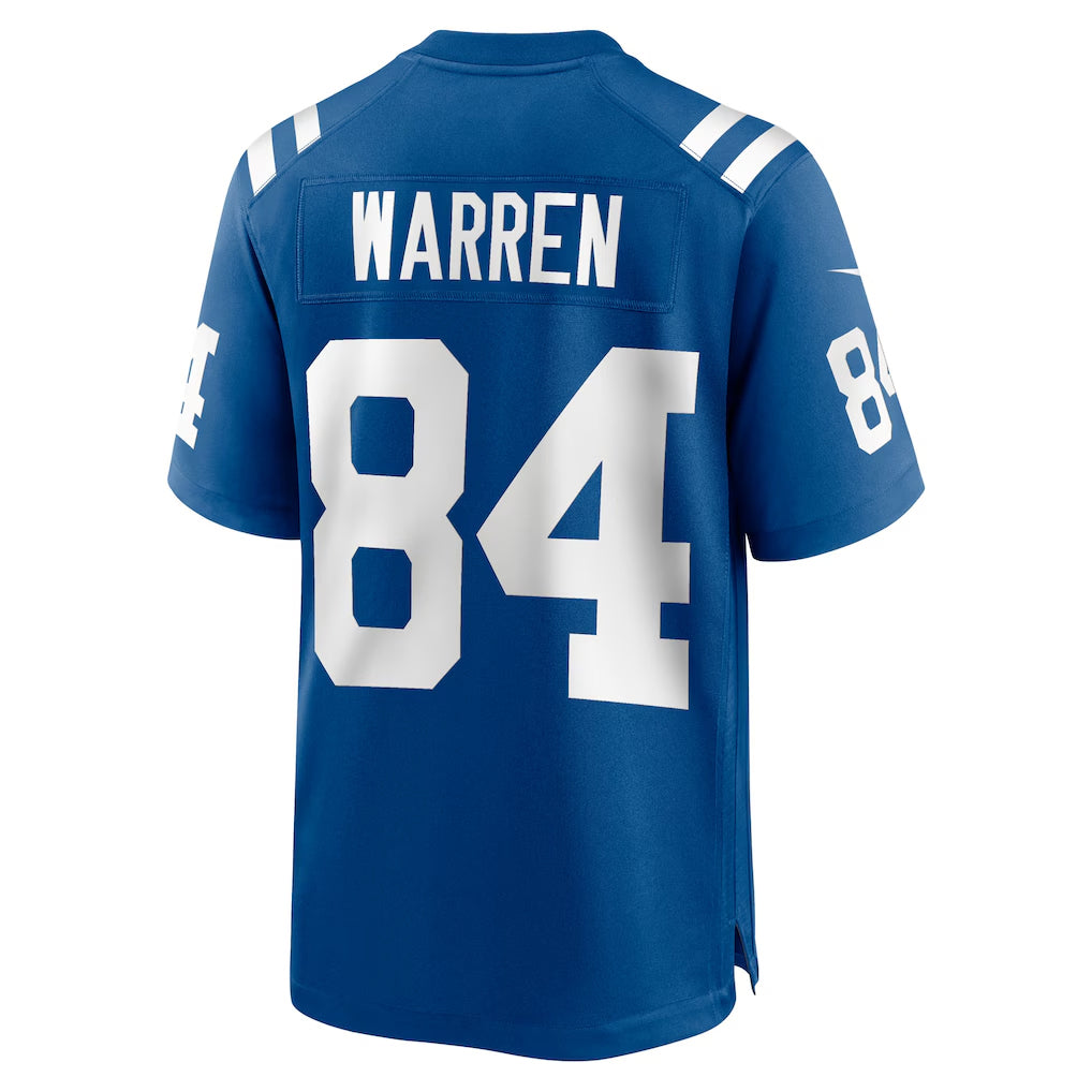 Johmsee IN.Colts #84 Tyler Warren Player Royal Home Game Stitched Jerseys