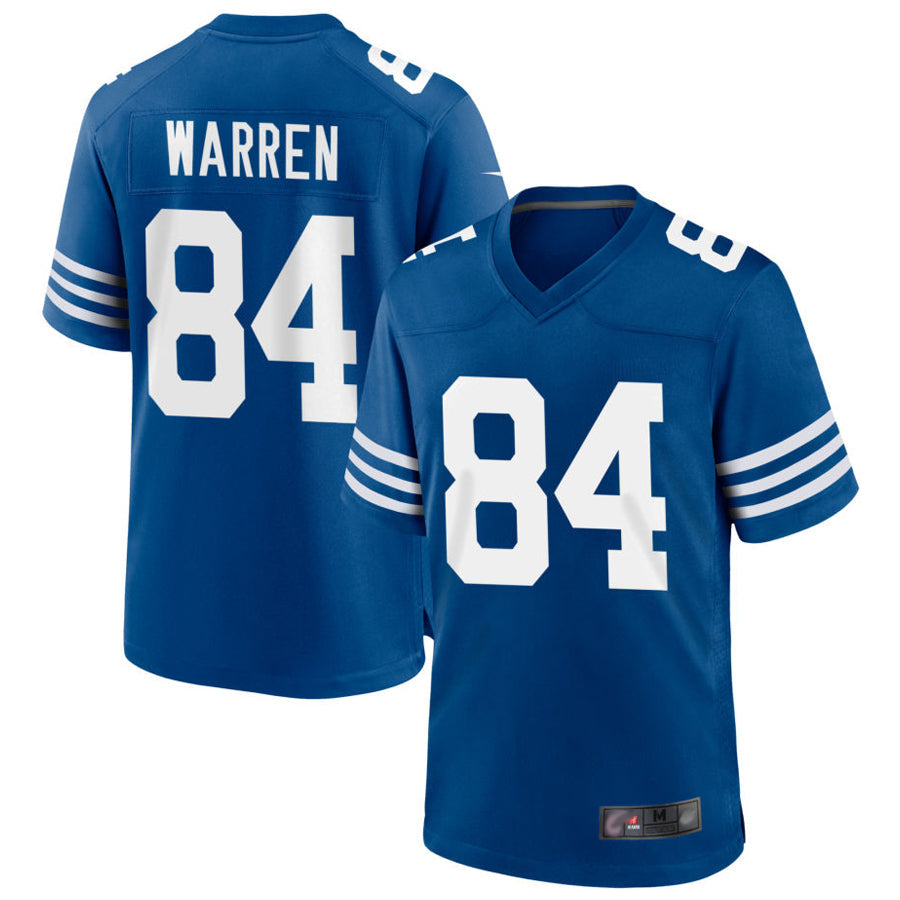 Johmsee IN.Colts #84 Tyler Warren Player Royal Limited Game Stitched Jerseys