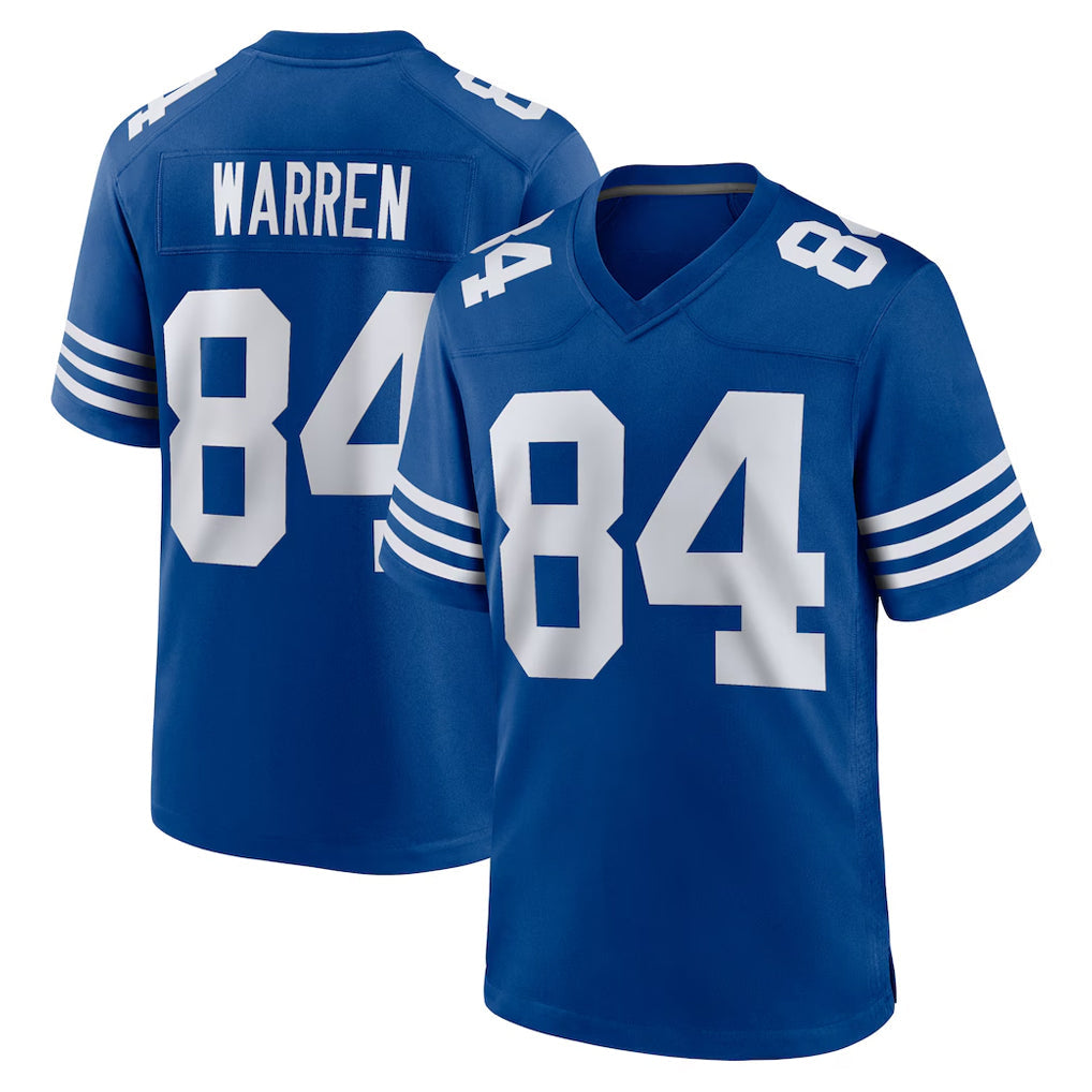 Johmsee IN.Colts #84 Tyler Warren Player Royal Limited Home Game Stitched Jerseys