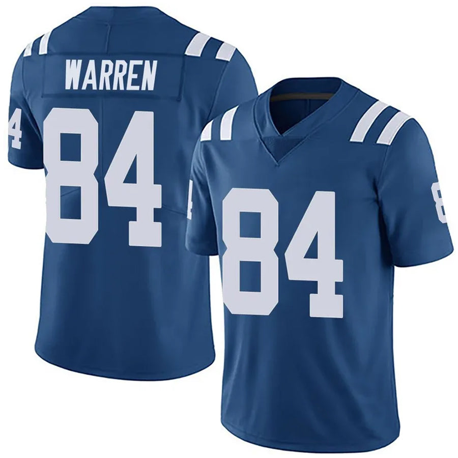 Johmsee IN.Colts #84 Tyler Warren Player Royal Vapor F.U.S.E. Limited Stitched Jerseys