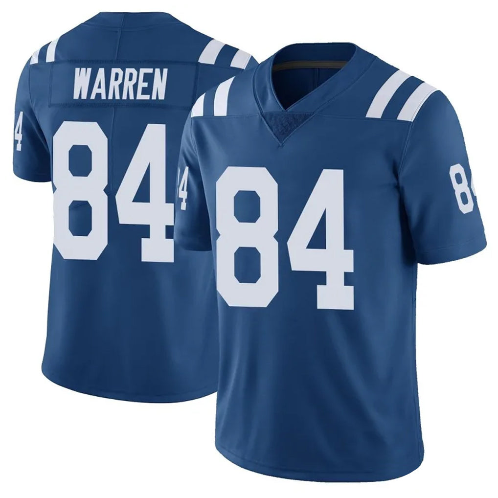 Johmsee IN.Colts #84 Tyler Warren Player Royal Vapor Limited Stitched Jerseys