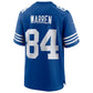 IN.Colts #84 Tyler Warren Royal Alternate Game Stitched American Football Jerseys