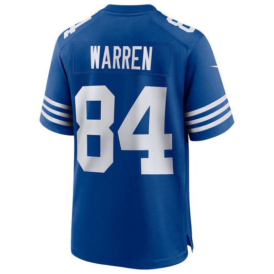 IN.Colts #84 Tyler Warren Royal Alternate Game Stitched American Football Jerseys