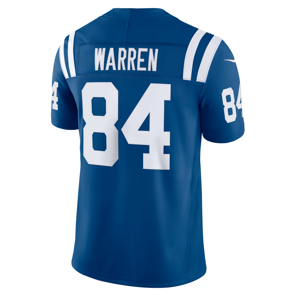 Johmsee IN.Colts #84 Tyler Warren Tyler Warren Royal Team Vapor F.U.S.E. Stitched Limited Jerseys