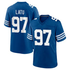 Johmsee IN.Colts #97 Laiatu Latu Player Royal Limited Home Game Stitched Jerseys